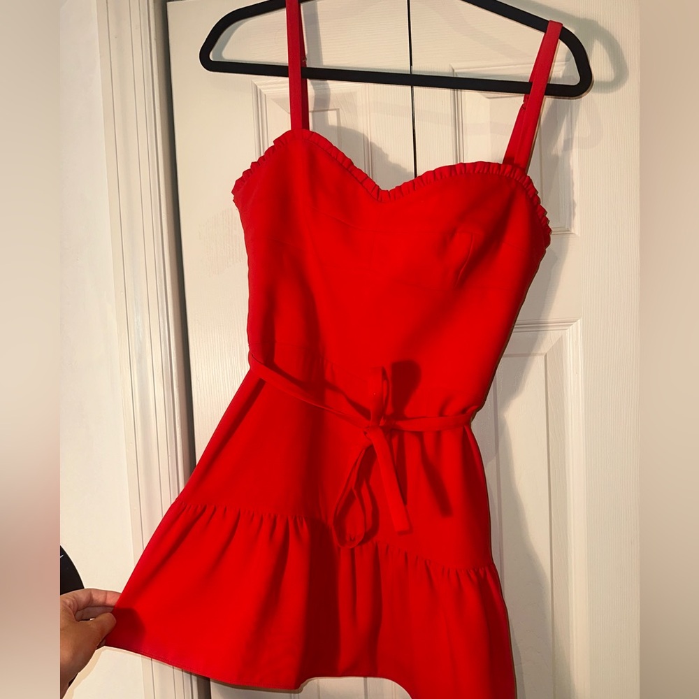 Amanda Uprichard Vibrant Red Dress